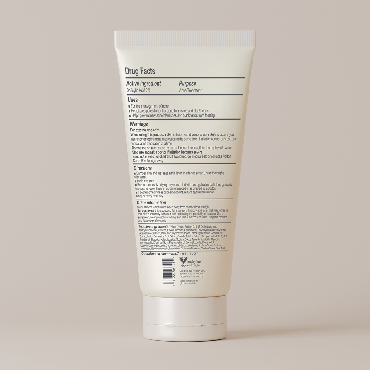 Active Clarity Gel Cleanser | Face Reality Skincare